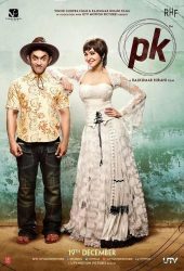 Anushka Sharma and Aamir Khan in PK poster_